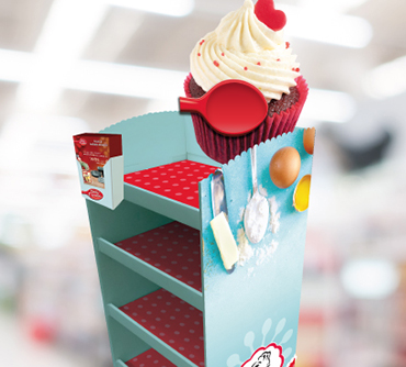 Cake FSDU & Point of sale stand